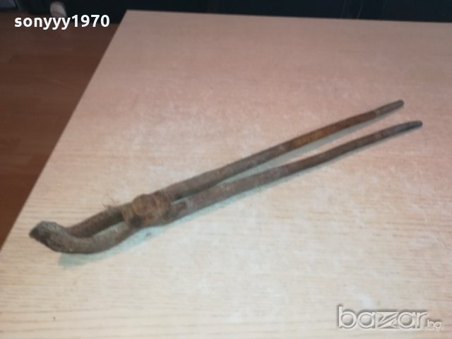 поръчани-извити ковашки клещи-47см, снимка 2 - Клещи - 21094525