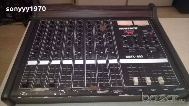 monarch stage line pro mixing console-mmx-802-внос швеицария, снимка 5 - Ресийвъри, усилватели, смесителни пултове - 18915373