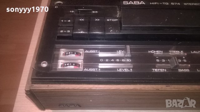 saba hi-fi tg-574 stereo-ретро ролка-внос швеицария, снимка 12 - Ресийвъри, усилватели, смесителни пултове - 23817382