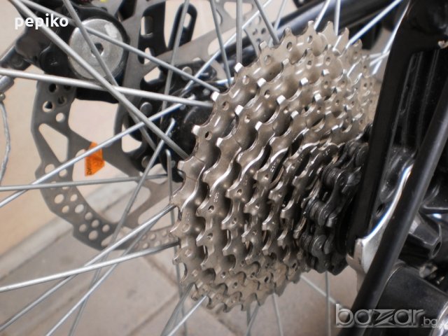 Продавам колела внос от Германия алуминиев планински МТВ велосипед GUTTER 09 26 цола диск, DEORE,27 , снимка 4 - Части за велосипеди - 20728273