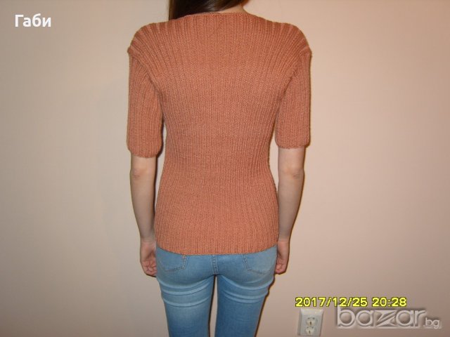 Ръчно плетена дамска блуза, снимка 5 - Блузи с дълъг ръкав и пуловери - 20252661