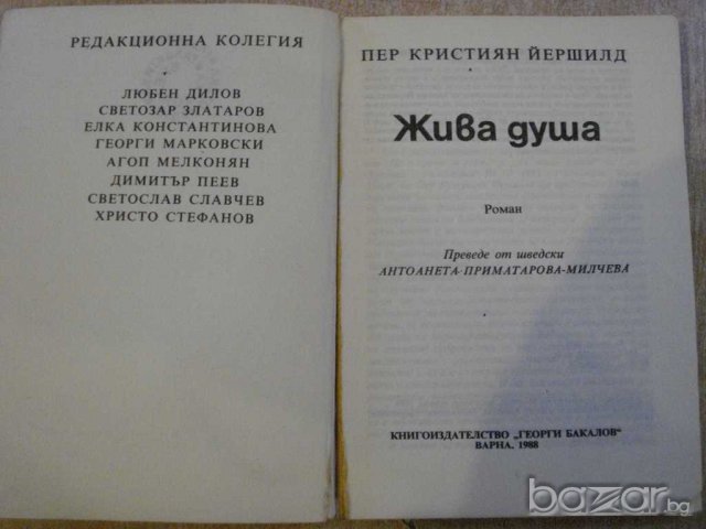 Книга "Жива душа - П.Кр.Йершилд" - 208 стр., снимка 5 - Художествена литература - 9597042