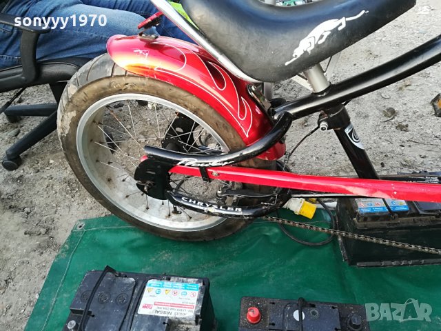 chrysler red low rider-чопър баик-внос англия, снимка 4 - Велосипеди - 25586207