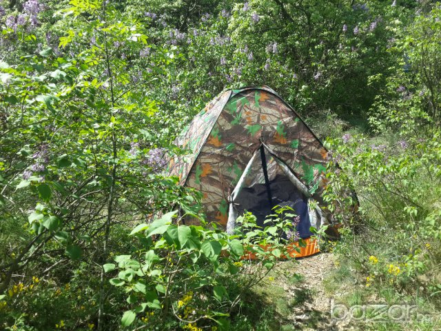 Палатка  триместна саморазгъваща се 200/200/135см, снимка 2 - Палатки - 6624120