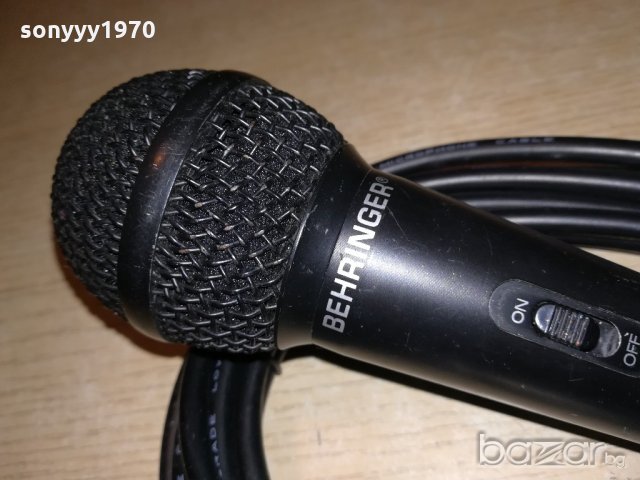 behringer profi microphone с кабел и държач-внос швеицария, снимка 8 - Микрофони - 20231890