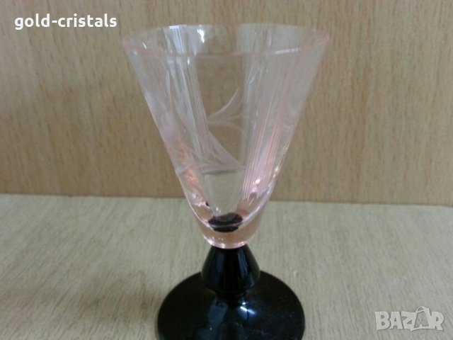 Стари стъклени чашки, снимка 5 - Антикварни и старинни предмети - 25384316