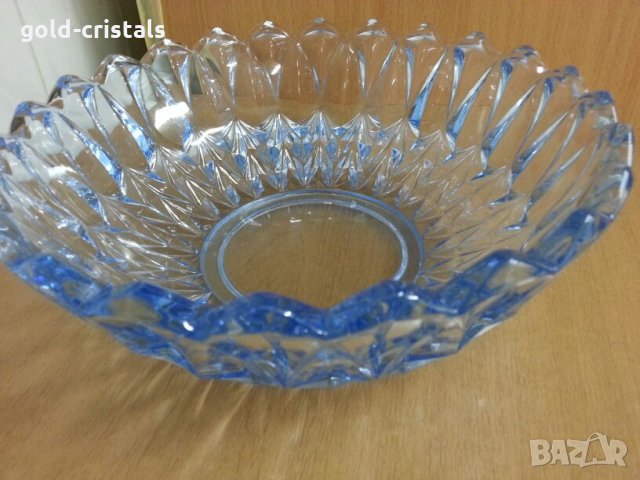   кристална купа фруктиера, снимка 8 - Антикварни и старинни предмети - 25516768