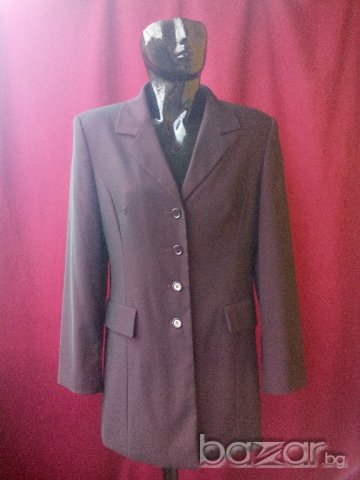 Лилаво дълго сако ХЛ, снимка 1