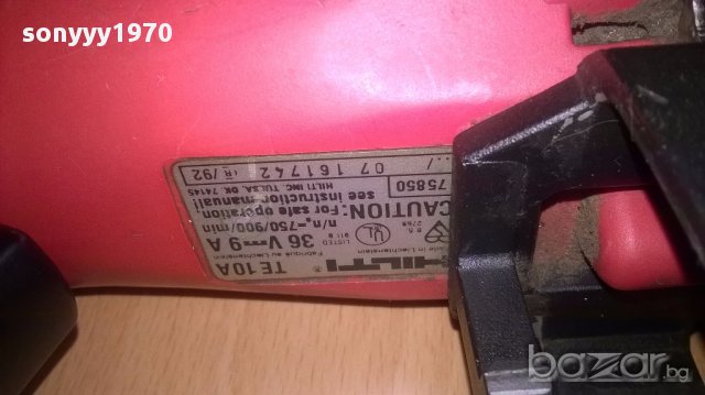 Hilti te10a перфоратор-внос швеицария, снимка 14 - Бормашини - 17142179