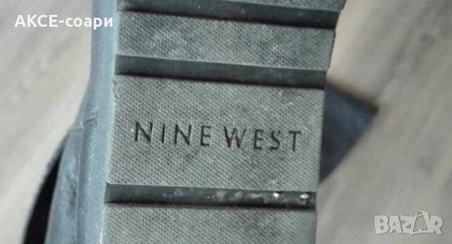 Nine West №38, естествена кожа!, снимка 3 - Дамски ботуши - 23537568