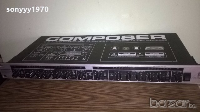 behringer-composer-audio processor-внос швеицария, снимка 12 - Ресийвъри, усилватели, смесителни пултове - 19709933