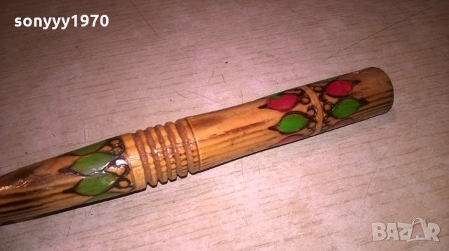 дървен боздуган-33х9см, снимка 4 - Колекции - 24861432