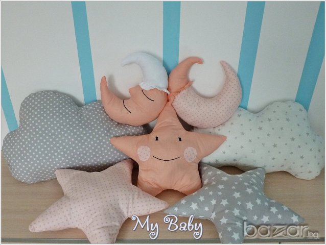 Комплект от 7 части декоративни възглавнички за бебе в Други в гр. Пловдив  - ID21226877 — Bazar.bg
