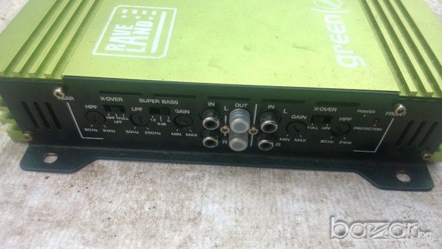 rave land-green force-1000watts4/3/2chanel amplifier, снимка 9 - Ресийвъри, усилватели, смесителни пултове - 9655204