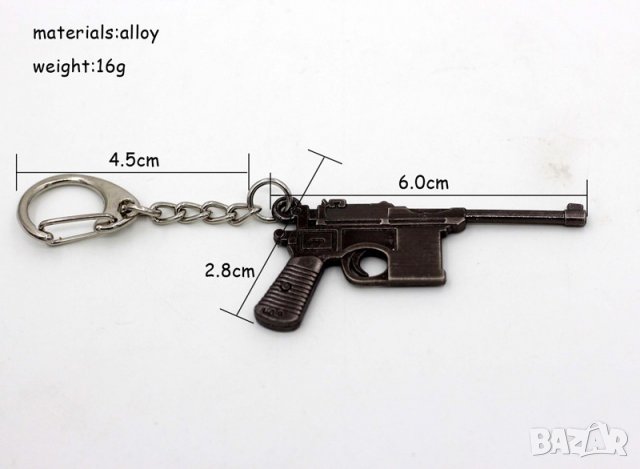 Нациски пистолет M712 - ключодържател, оръжие от CS, снимка 6 - Други - 21743647