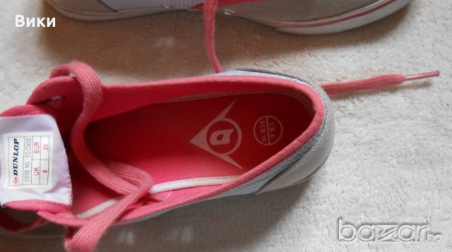 Дамски спортни обувки , гуменки на Dunlop, снимка 4 - Кецове - 21141279