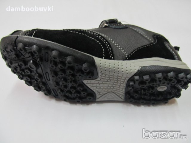 Спортни обувки естествена кожа Чипо черно, снимка 4 - Детски маратонки - 17524176
