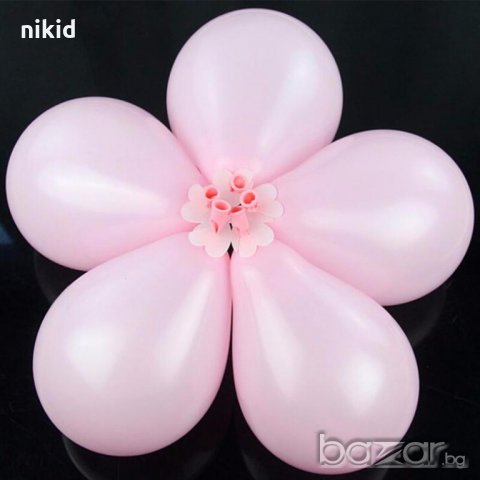 клипс държач за 5 бр балони заедно за оформяне на цвете балон, снимка 3 - Изкуствени цветя - 18751364