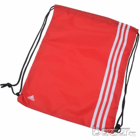 Червена мешка, раница Адидас / Adidas Basic 3 Stripe, снимка 3 - Раници - 19127817