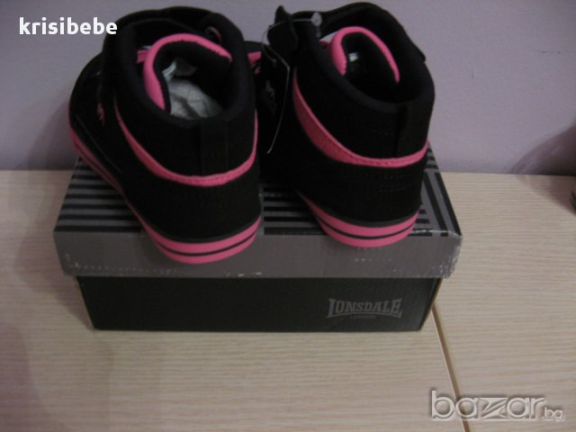 23 Lonsdale Естествена кожа кецове, снимка 6 - Детски гуменки - 15503829