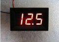 Дигитален волтметър 4,5-30в Червен цвят, снимка 1
