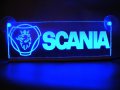 Светеща LED Гравирана Табела Scania/скания 12 или 24 волта., снимка 1