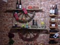 Рафт- етажерка от автентично колело на каруца!!!, снимка 12