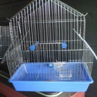 Клетка за  птици  средна L  тип къщичка за 1 или няколко броя птици (папагали) , снимка 1 - За птици - 15913740