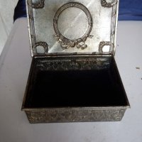 стара посребрена антикварна кутийка-арт деко, снимка 5 - Антикварни и старинни предмети - 21698101