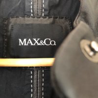 Дамско яке естествена кожа MAX&Co., черно, размер S, оригинално, снимка 4 - Якета - 25397814