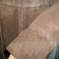 Палто с подвижна яка "Vroom & Dreesmann" / естествен велур, снимка 6 - Палта, манта - 15913966