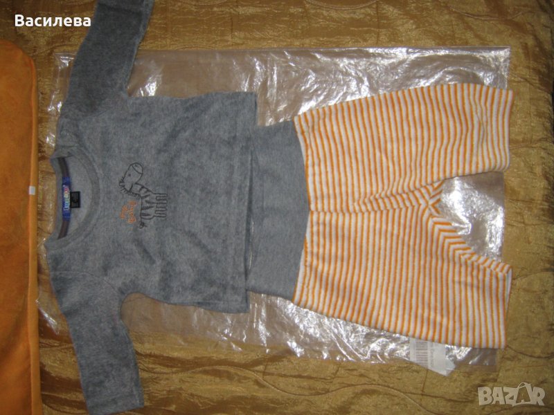 Плюшено комплектче 50-56, снимка 1