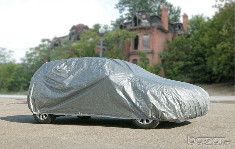 Универсално непромокаемо предпазно покривало за кола,автомобил,  XL и XХL, снимка 1
