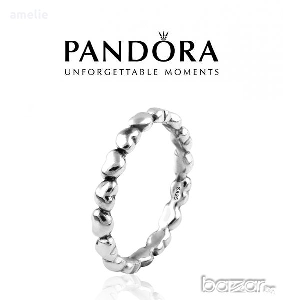 Пръстен Pandora Heart. Колекция Amélie, снимка 1