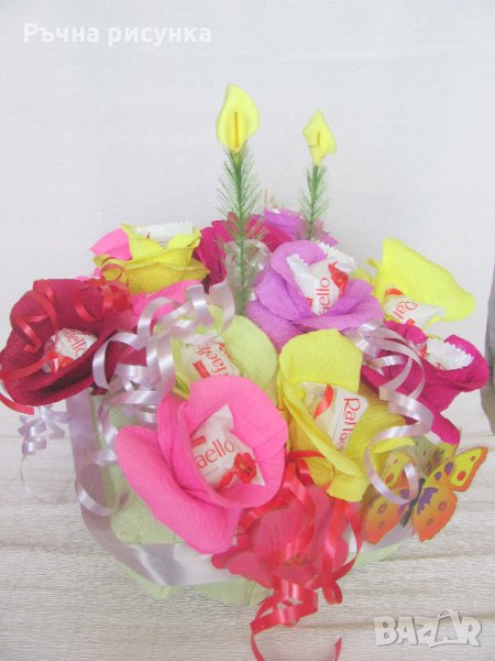 Букет с бонбони Рафаело, снимка 1