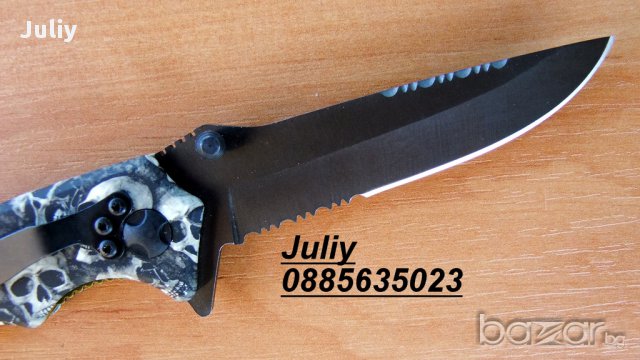 Сгъваем нож  STRIDE KNIVES B092 /ЧЕРЕПИ/, снимка 7 - Ножове - 10967759