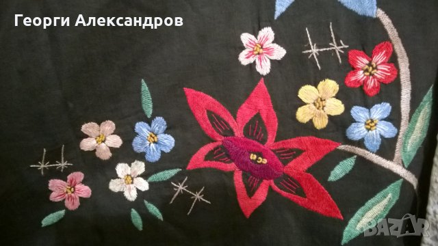 Ръчно ВЕЗАН ТРАКИЙСКИ ВЪЗРОЖДЕНСКИ КОВЬОР Килим за Стена ръчна изработка, снимка 7 - Антикварни и старинни предмети - 25304056