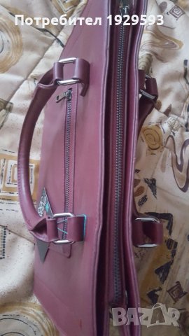 Дамска чанта марка Even&Odd, цвят бордо, снимка 4 - Чанти - 23203693