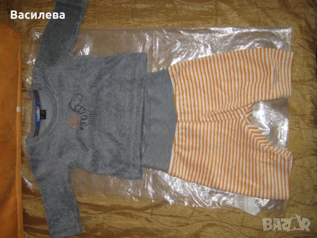 Плюшено комплектче 50-56