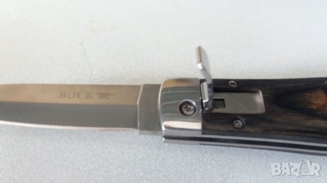 Сгъваем нож BUCK- автоматичен 86х212, снимка 3 - Ножове - 22642369