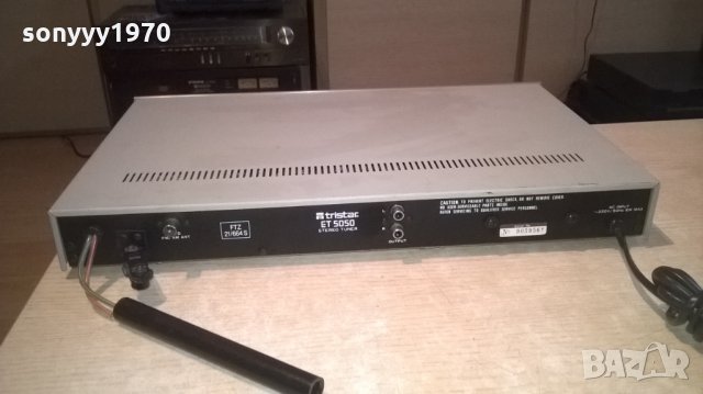 tristar et 5050 stereo tuner-внос швеицария, снимка 18 - Ресийвъри, усилватели, смесителни пултове - 24514502