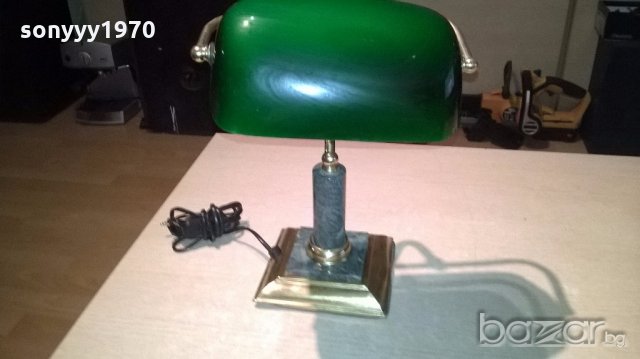 АНТИКА-ретро колекция-мед/месинг/мрамор-40х27х25см-внос франция, снимка 6 - Антикварни и старинни предмети - 20004910