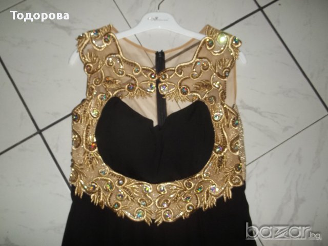 Ултра елегантна бутикова рокля - №44- намалям, снимка 4 - Рокли - 10986306