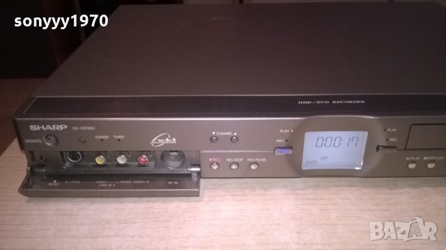 поръчано-sharp dv-hr350s hdd/dvd recorder-внос швеицария, снимка 13 - Плейъри, домашно кино, прожектори - 25039624