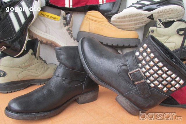 НОВИ рокерски боти 38 MAX original, хард метал боти, 100% естествена кожа,НОВИ,GOGOMOTO.BAZAR.BG, снимка 9 - Дамски боти - 14483562