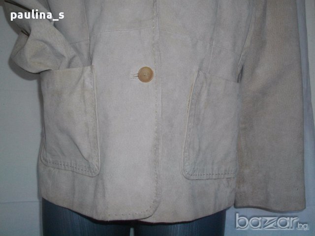 Два броя / Естествен велур / Сако ”Fransa” и "Joy" / голям размер , снимка 4 - Сака - 15396077