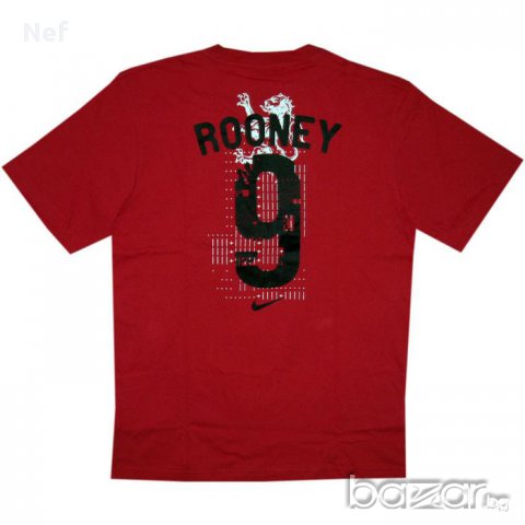  Тениска Nike England Rooney Soccer, оригинал , снимка 11 - Тениски - 10972838