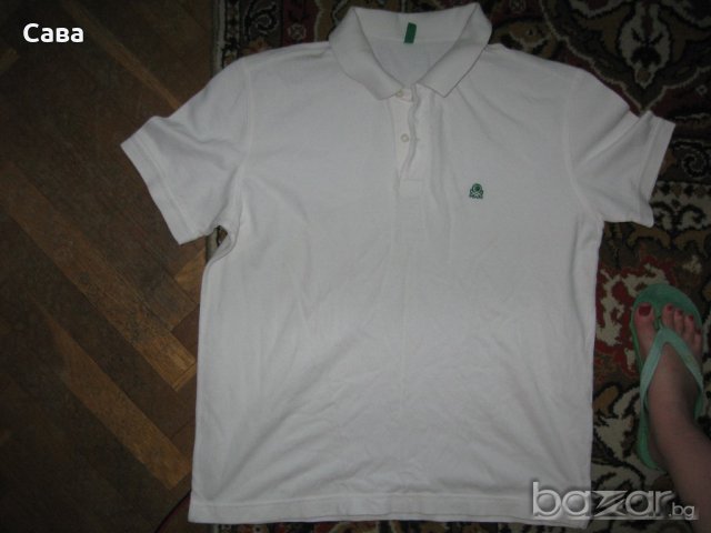 Блуза BENETTON  дамска,размер хл, снимка 2 - Тениски - 18953906