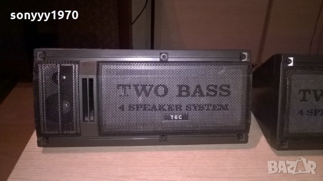 tec 2x100w-2бр тонколони-28х15х13см-внос швеицария, снимка 6 - Тонколони - 22702962