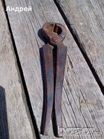 Старинни клещи, снимка 2 - Антикварни и старинни предмети - 16773015